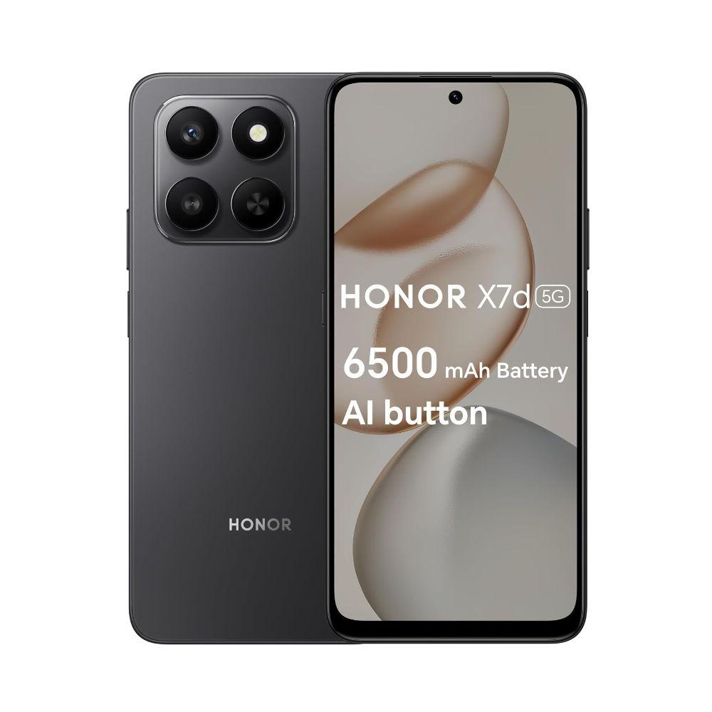 HONOR X7D 6/128 GB DualSIM Fekete K&aacute;rtyaf&uuml;ggetlen Okostelefon